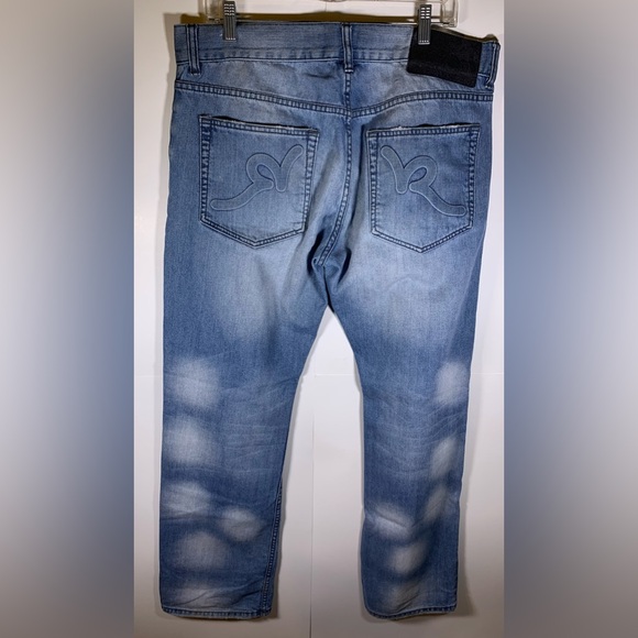 Y2K rocawear R logo light wash jeans - Picture 6 of 15